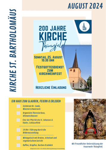 Festgottesdienst zum Kirchweihfest